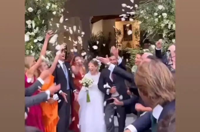 Tamara Falcó y Almeida brillan en la boda de Luisa Bergel