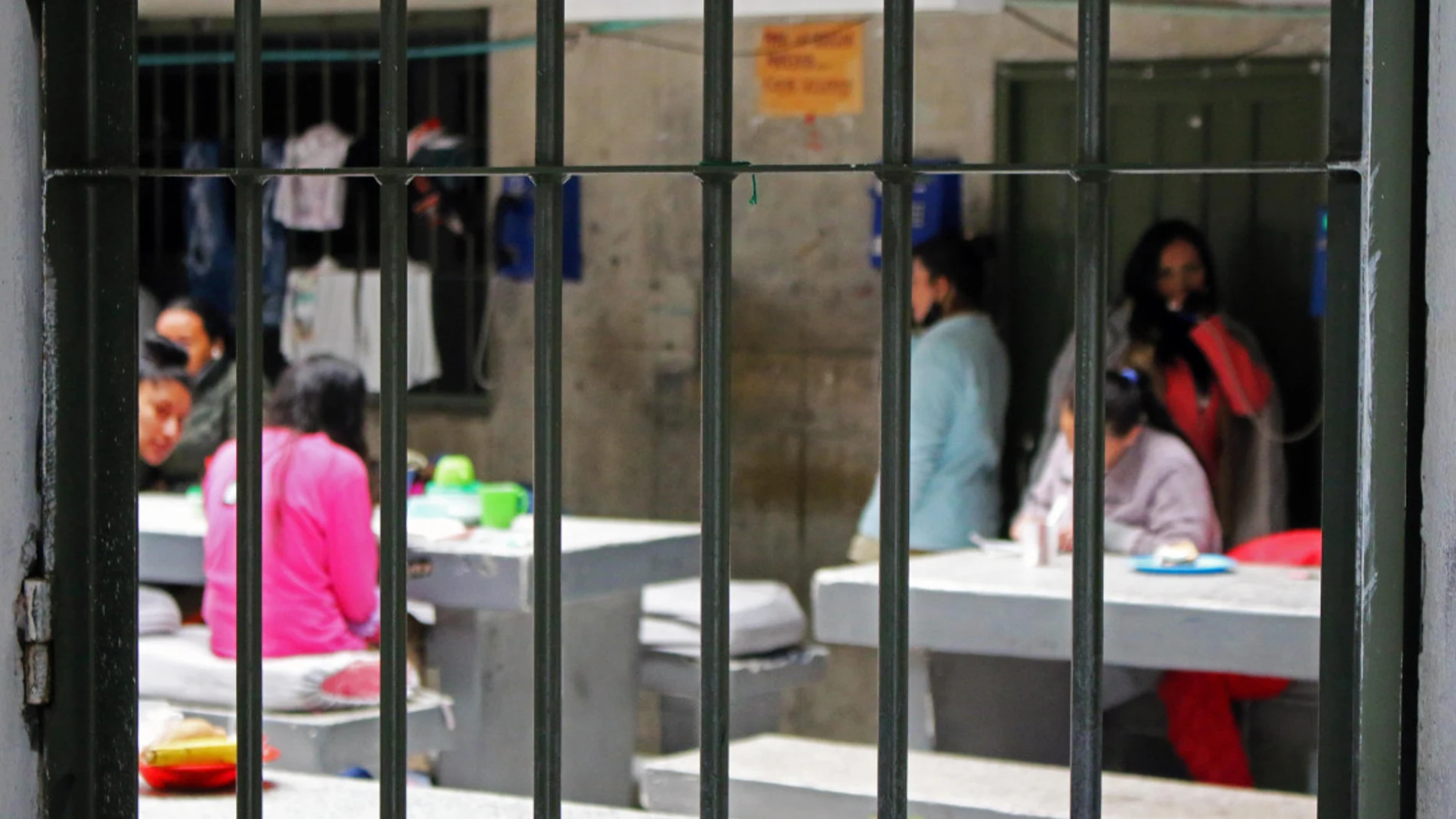 Interior de una cárcel de Colombia