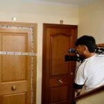 Vivienda de la localidad salmantina de Béjar en la que se encontró a la mujer muerta