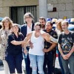 Familiares de la víctima