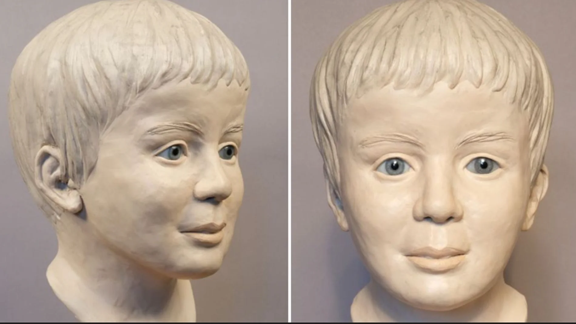 Reconstrucción del rostro del niño ahogado en el Danubio