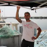 Jonathan Sánchez, patrón de pesquero en aguas próximas al Peñón de Gibraltar