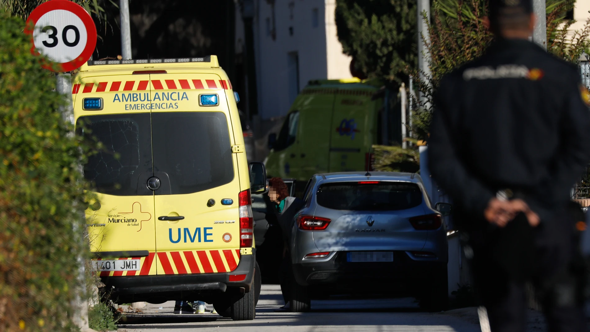 MURCIA.-Sucesos.- Un muerto y un herido grave en una colisión entre un turismo y una motocicleta en Yecla (Murcia)