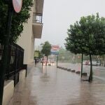 Fin de semana marcado por las lluvias en toda la zona del Mediterráneo español