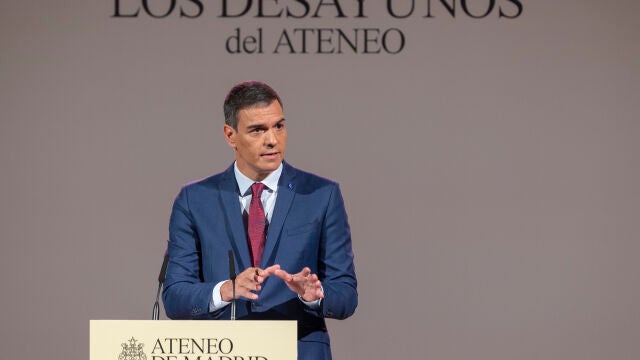 Pedro Sánchez inaugura los desayunos del Ateneo @Gonzalo Pérez Mata 