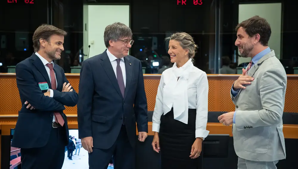 Yolanda Díaz se reúne con Puigdemont en Bruselas