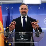 Rueda de prensa Santiago Abascal