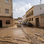 Daños tras las fuertes lluvias en Belmonte (Cuenca)