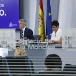 Rueda de prensa tras la reunion del Consejo de Ministros, con Isabel Rodriguez y Grande Marlaska. © Jesús G. F