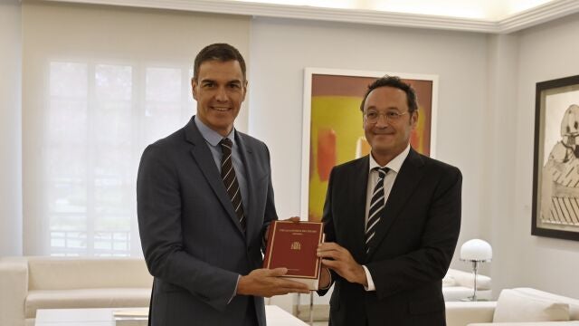 El presidente del Gobierno, Pedro Sánchez y el fiscal general del Estado, Álvaro García Ortiz