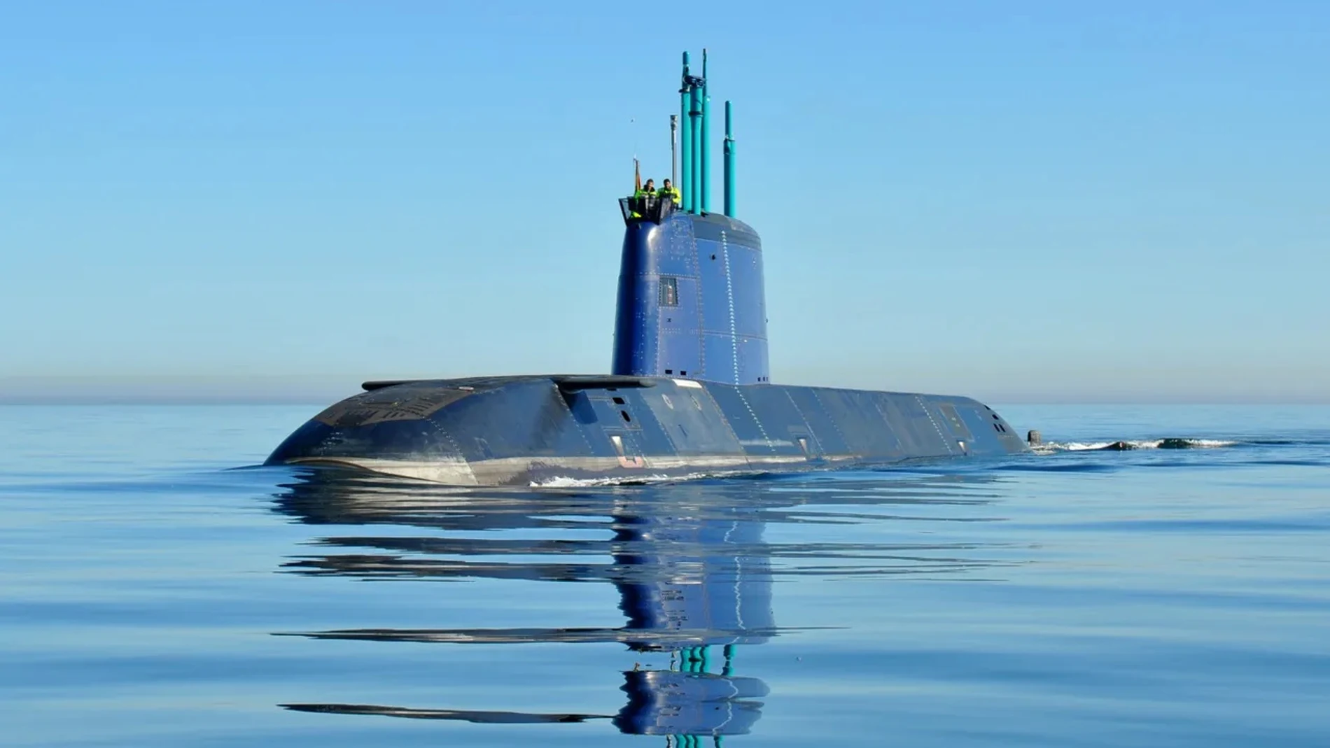 Imagen de un submarino de la clase Dosphin, fabricado por Thyssen Krupp, como el fabricado para Israel