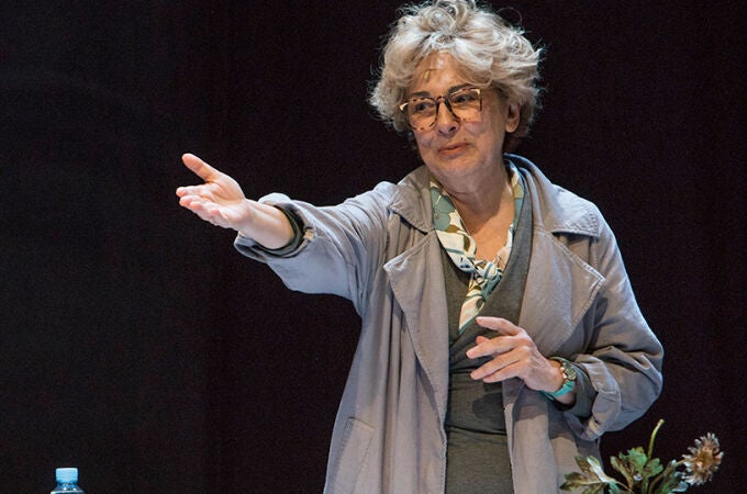 En "La profesora", Isabel Ordaz comparte la escena del Teatro Bellas Artes con Marcial Álvarez 