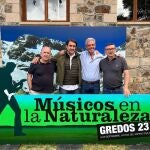 Celebración del festival Músicos en la Naturaleza 2023, al que asiste el consejero de Medio Ambiente, Vivienda y Ordenación del Territorio, Juan Carlos Suárez-Quiñones