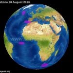 Atmospheric fluctuations 30 August 2023