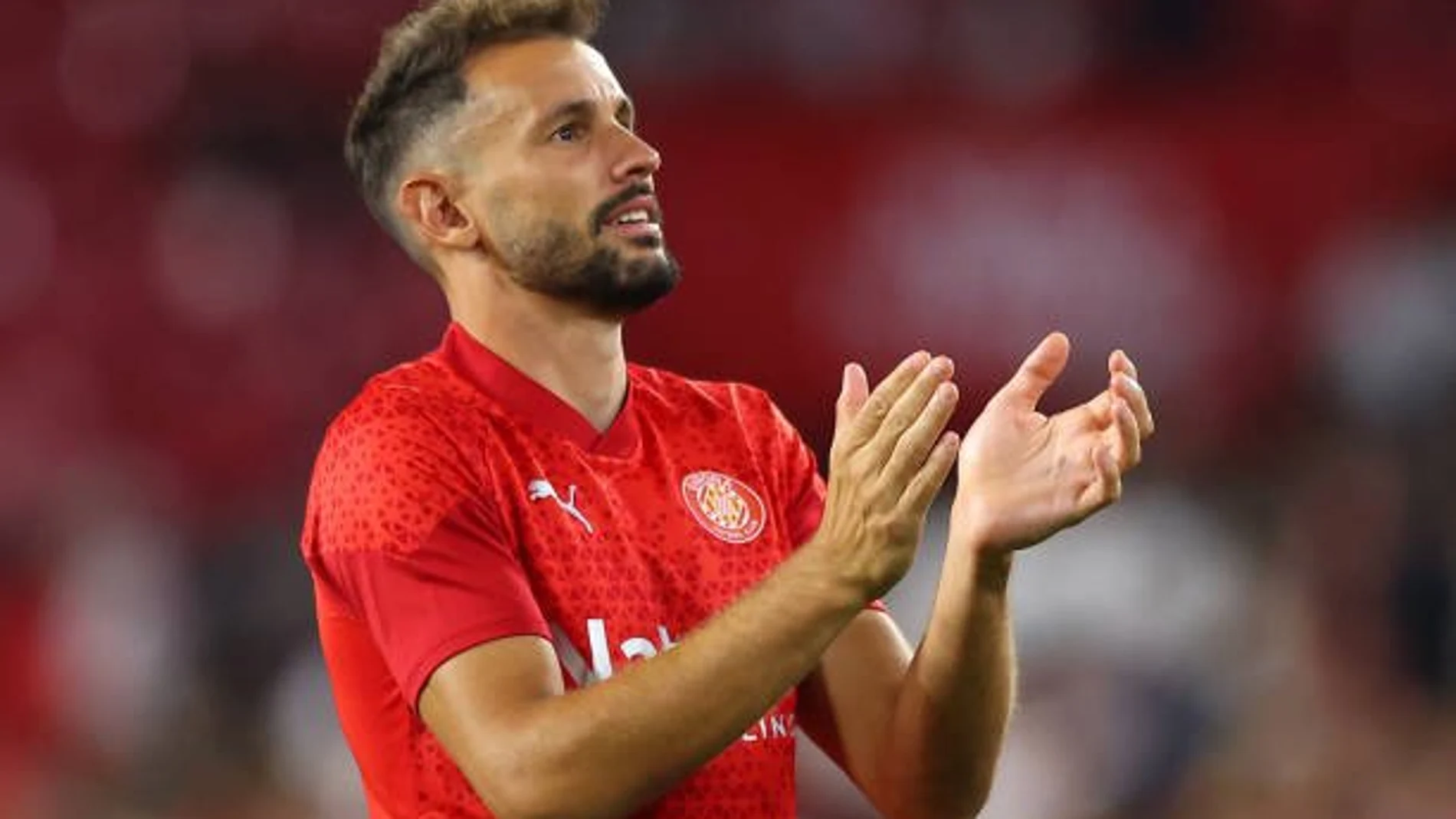 Cristhian Stuani con el Girona