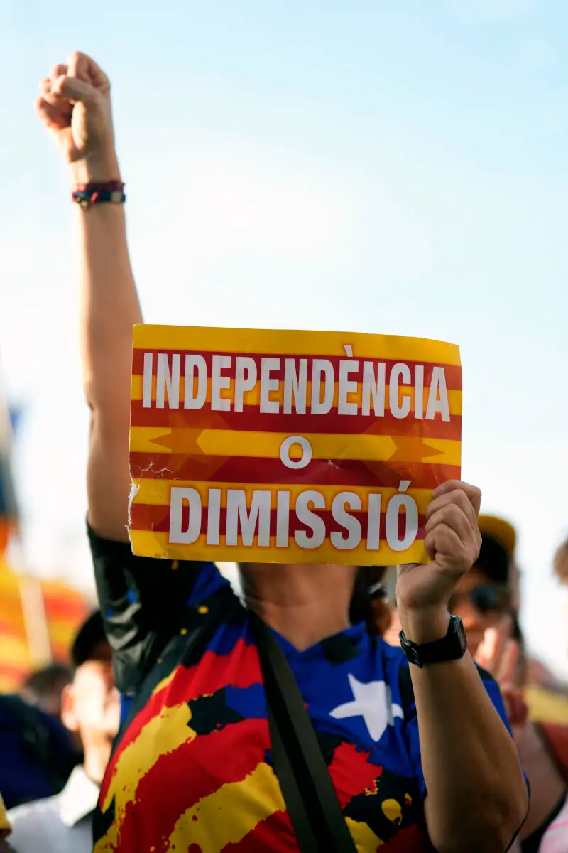 Manifestación independentista por la Diada del 11 de septiembre