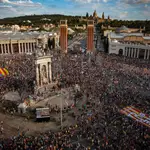 Diada.- La ANC cifra en 800.000 los asistentes a la manifestación en Barcelona