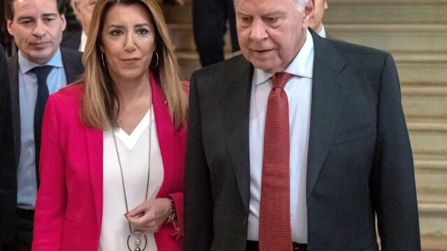 Susana Díaz junto a Felipe González