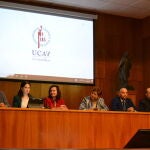 la rectora de la UCAV, María del Rosario Sáez Yugüero, preside el acto de bivenvenida al los alumnos al nuevo curso