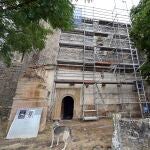 Trabajos de recuperaicón de la iglesia de Fuenteodra