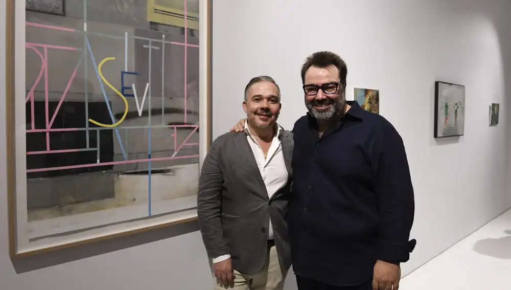Rafa Almarcha (derecha) es el autor de la idea de la exposición