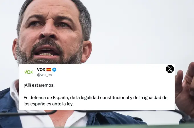 Vox acudirá a la manifestación contra la amnistía de Pedro Sánchez en Barcelona 