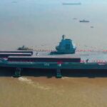 El portaaviones chino Fujian