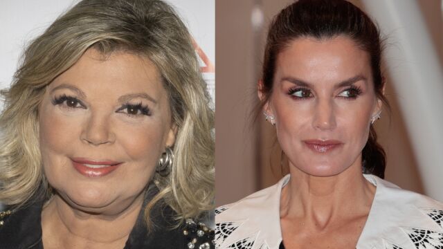 Montaje de Terelu Campos y la Reina Letizia