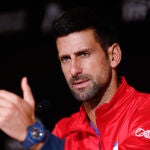 Davis Cup 2023 - Group C Valencia - novak Djokovic press conference