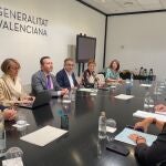 El conseller de Educación, José Antonio Rovira, se reunió ayer con los rectores de las universidades públicas