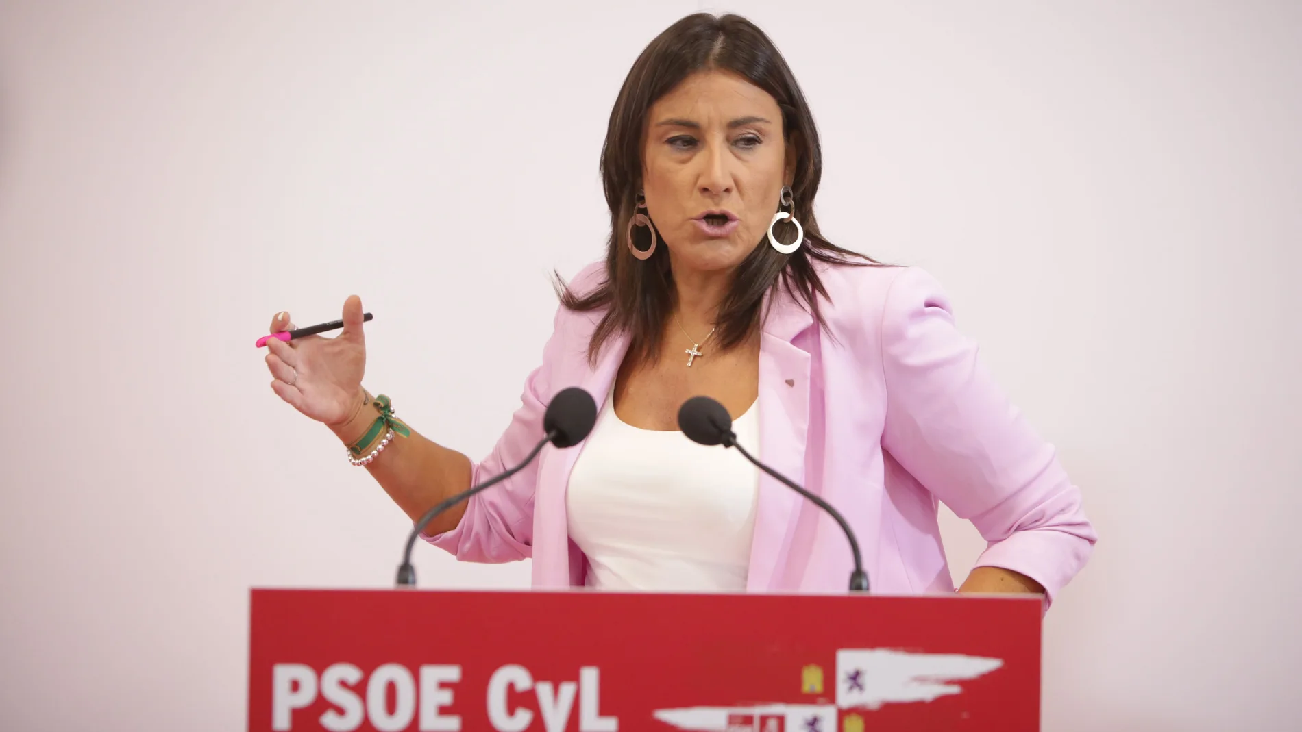 La socialista Ana Sánchez dice que el PP es una "jaula de grillos" y que Mañueco "no sabe si mata o espanta"