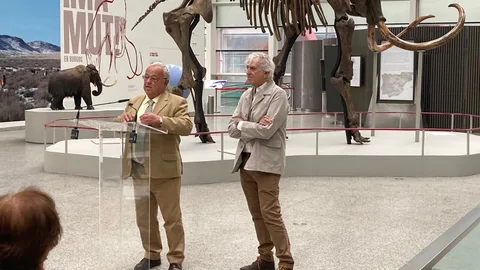 Presentación de la exposición "Un mamut en Burgos"