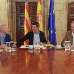 El presidente de la Generalitat, Carlos Mazón, recibió ayer a la Asociación Valenciana de Agricultores (AVA)