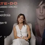 Sandra Sánchez, durante la presentación de su documental