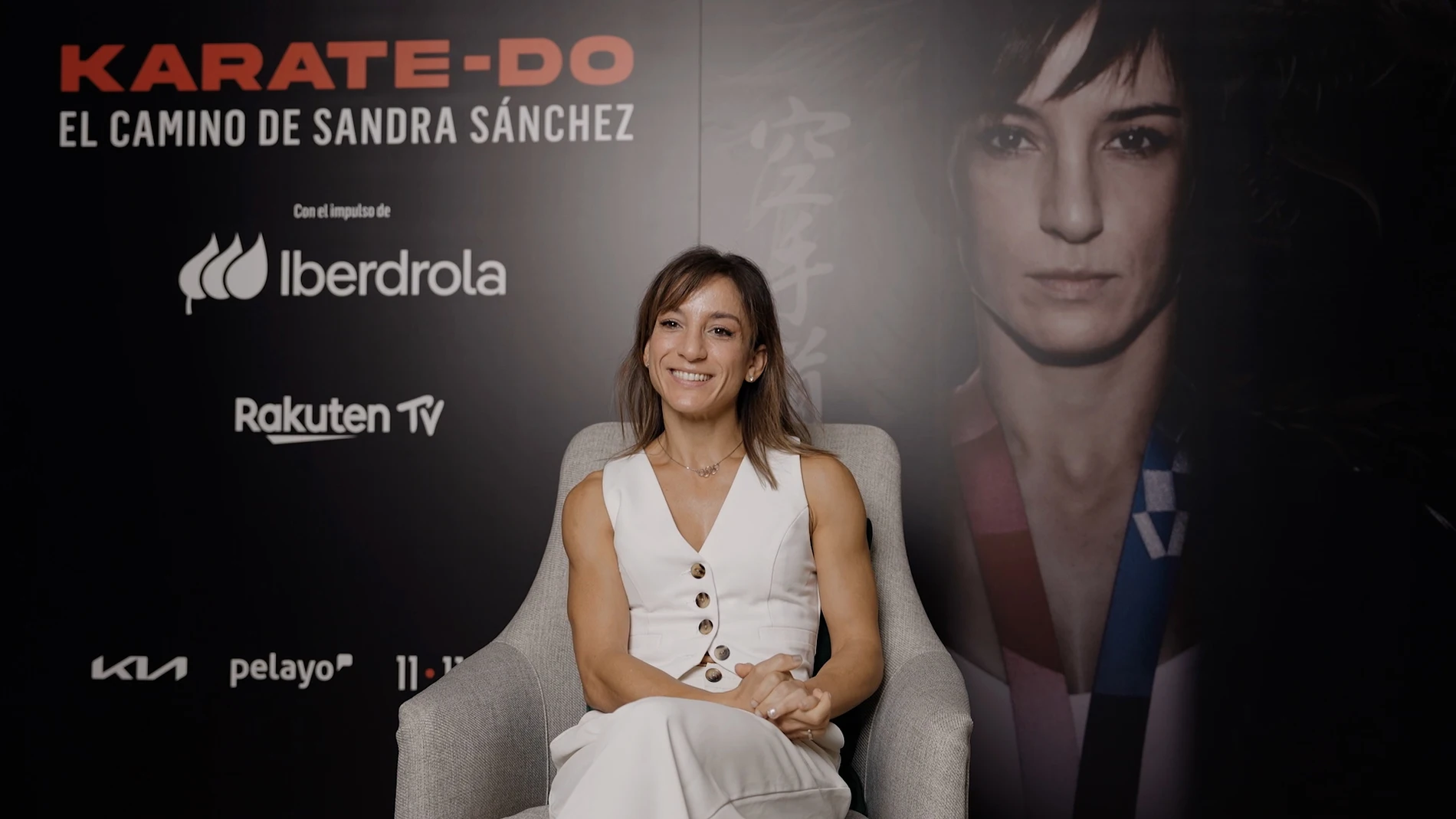 Sandra Sánchez, durante la presentación de su documental