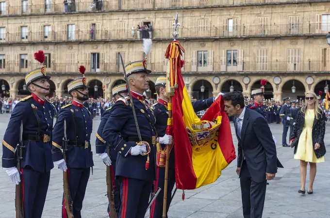 Salamanca, siempre con la bandera de España y fiel a la Patria