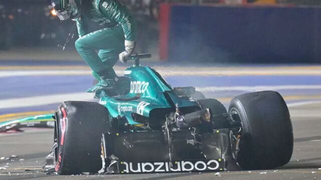 Accidente de Lance Strol en Singapur