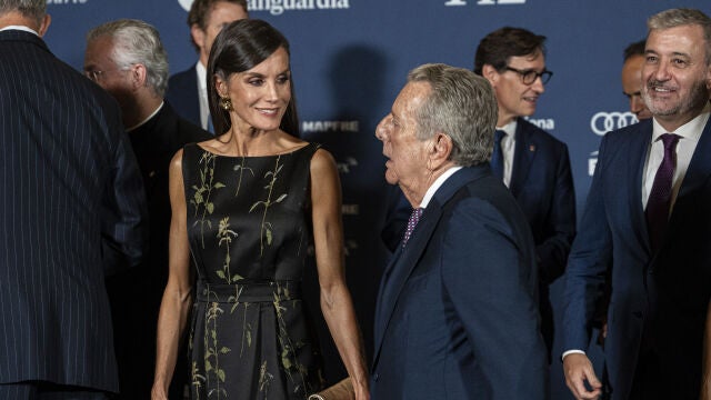 La Reina Letizia en unos premios en Barcelona.