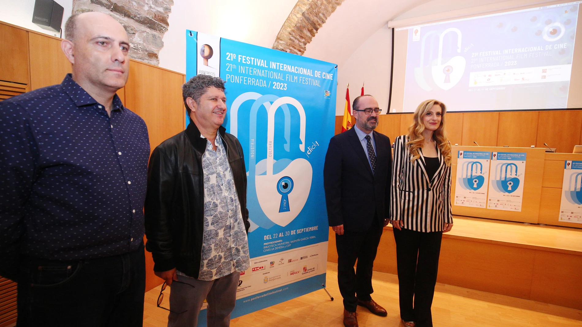 Marco Morala, Mar Sancho, Antonio Donís y Antonio Morán presentan el festival
