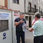 El presidente de la Diputación de Zamora, Javier Faúndez, visita la planta de ósmosis instalada en Bermillo de Sayago