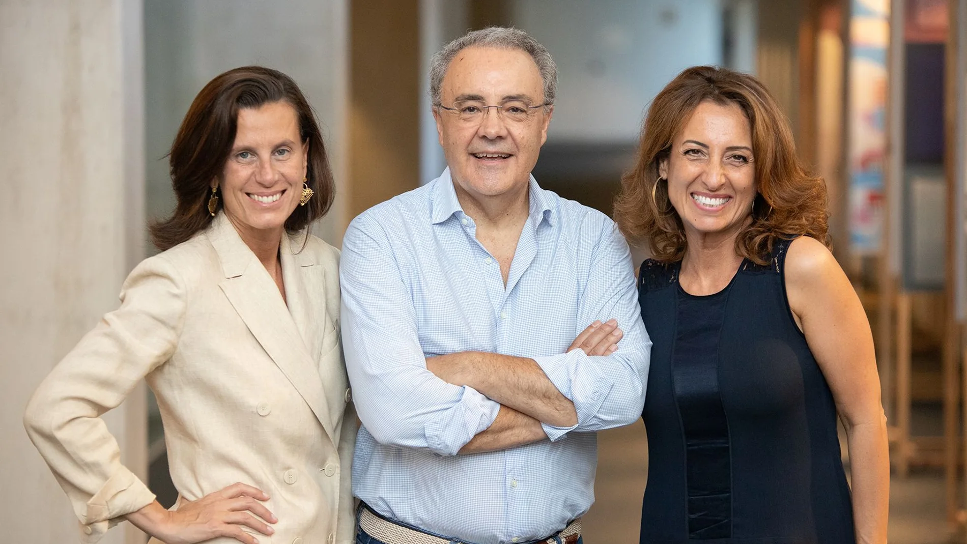 Los tres nuevos patronos