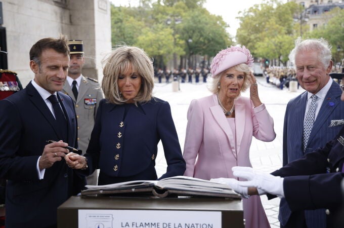 Britain's King Charles III and Queen Camilla arrive for state visit to France