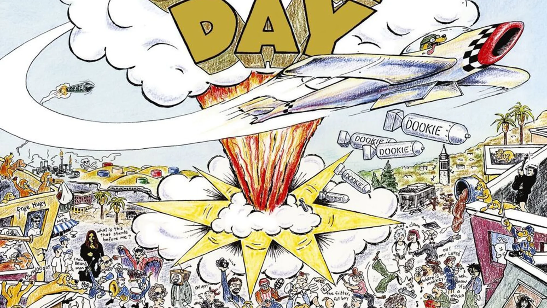 Imagen de la icónica portada de "Dookie"