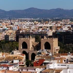 Vista de la ciudad de Valencia desde la torre del Miguelete de la Catedral de Valencia