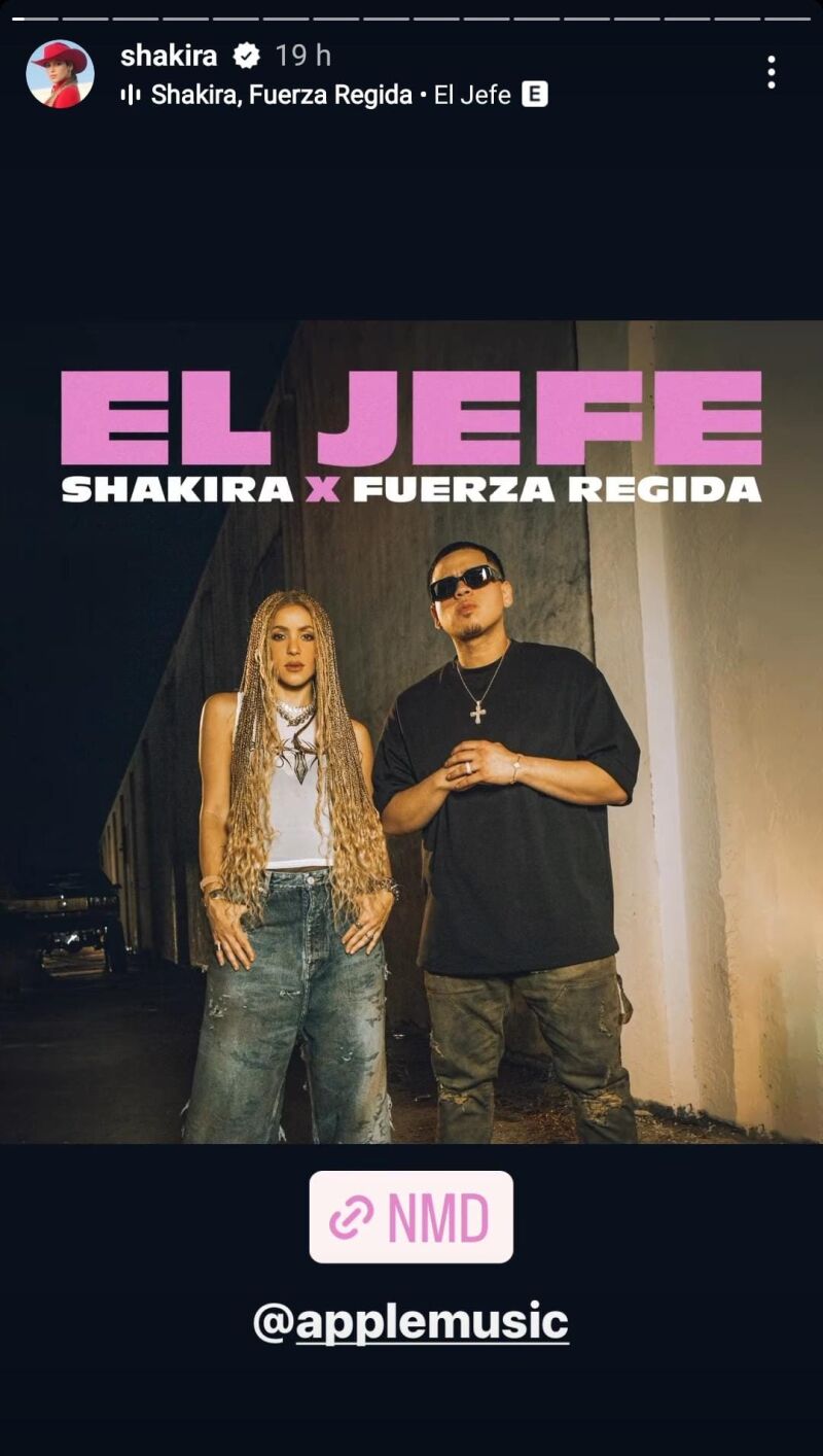 'El Jefe' de Shakira y Fuerza Regida