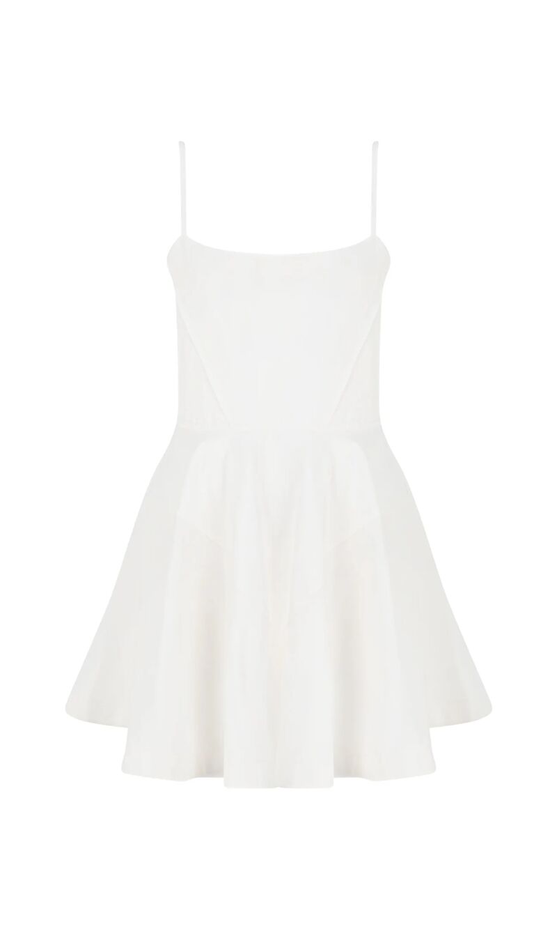 Carla dress in white