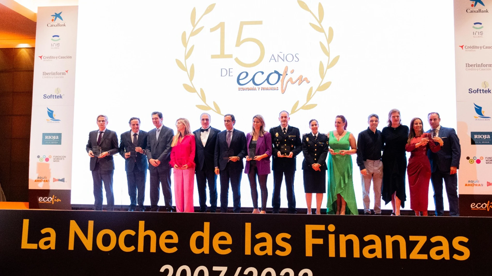 Premiados en la categoría Titanes de las Finanzas 2022