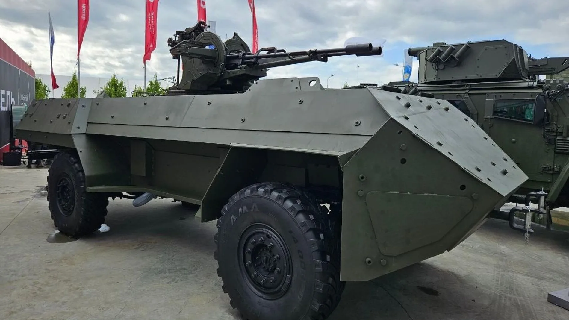 Prototipo del Zubilo presenta el pasado mes de agosto en una feria de armamento en Rusia