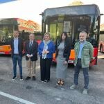 Presentación de los nuevos vehículos de transporte en Burgos