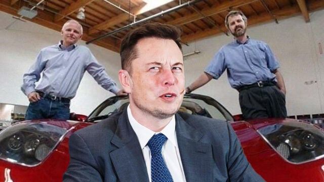 Eberhard y Tarpenning, tras la figura de Elon Musk